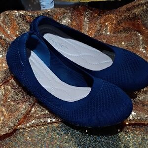 Navy Blue Women's Flats